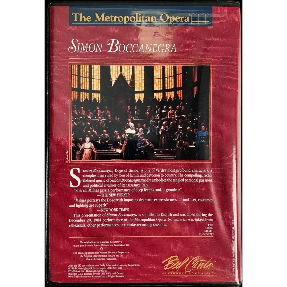 N/A metropolitan opera